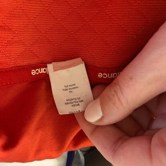 New Balance zip-up quilted jacket - size Large, Red - Picture 6 of 6